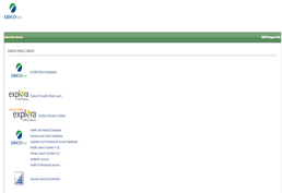 All EBSCOhost Databases Screenshot