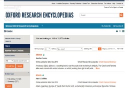 oxford research encyclopedias screenshot